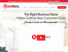Tablet Screenshot of branditory.com